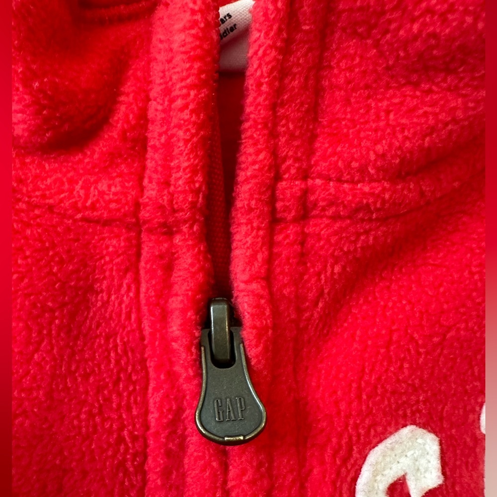 Boys GAP fleece 3/4 zip shirt or outer layer - Picture 4 of 12